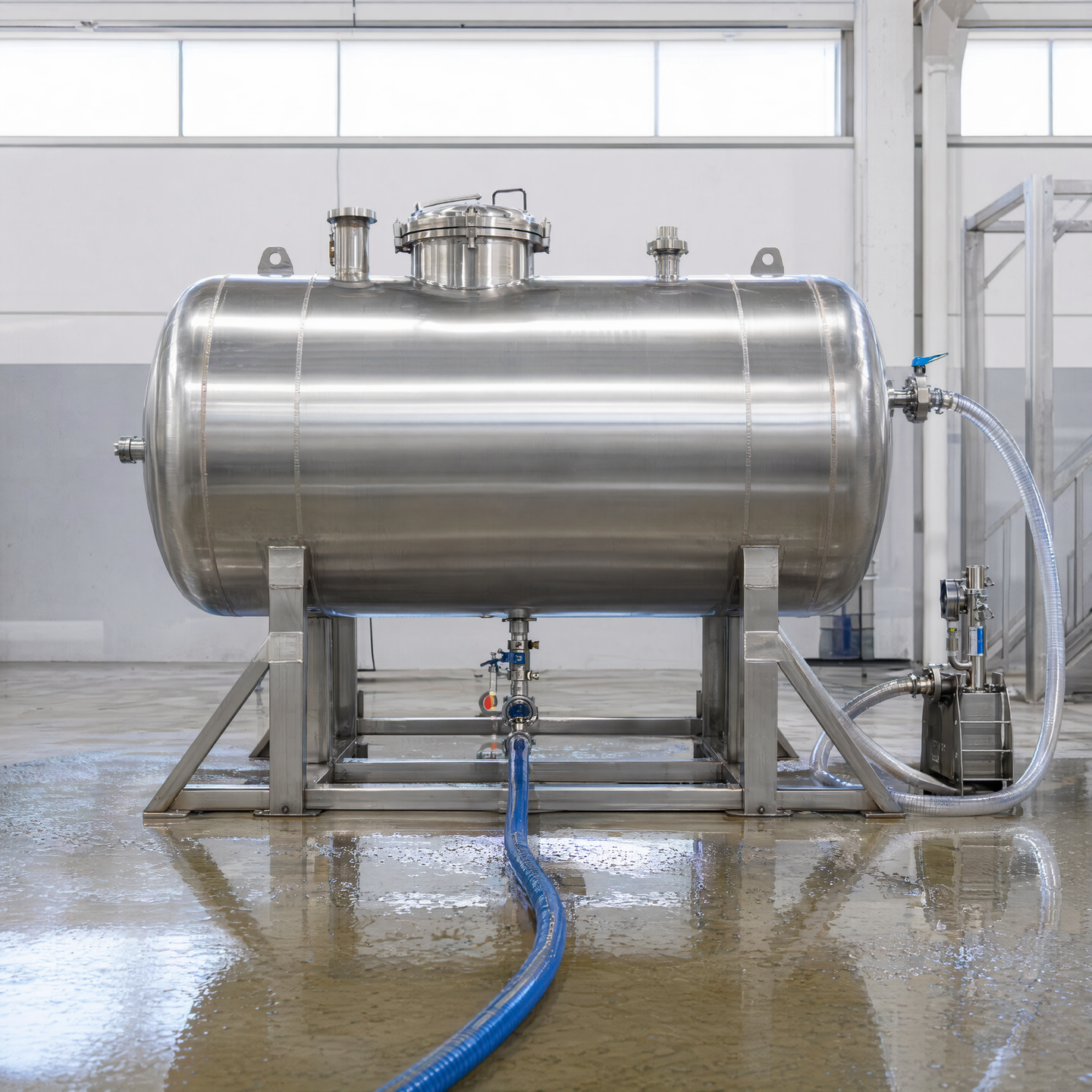 Anonymized university chemical tank test or assembly evidence
